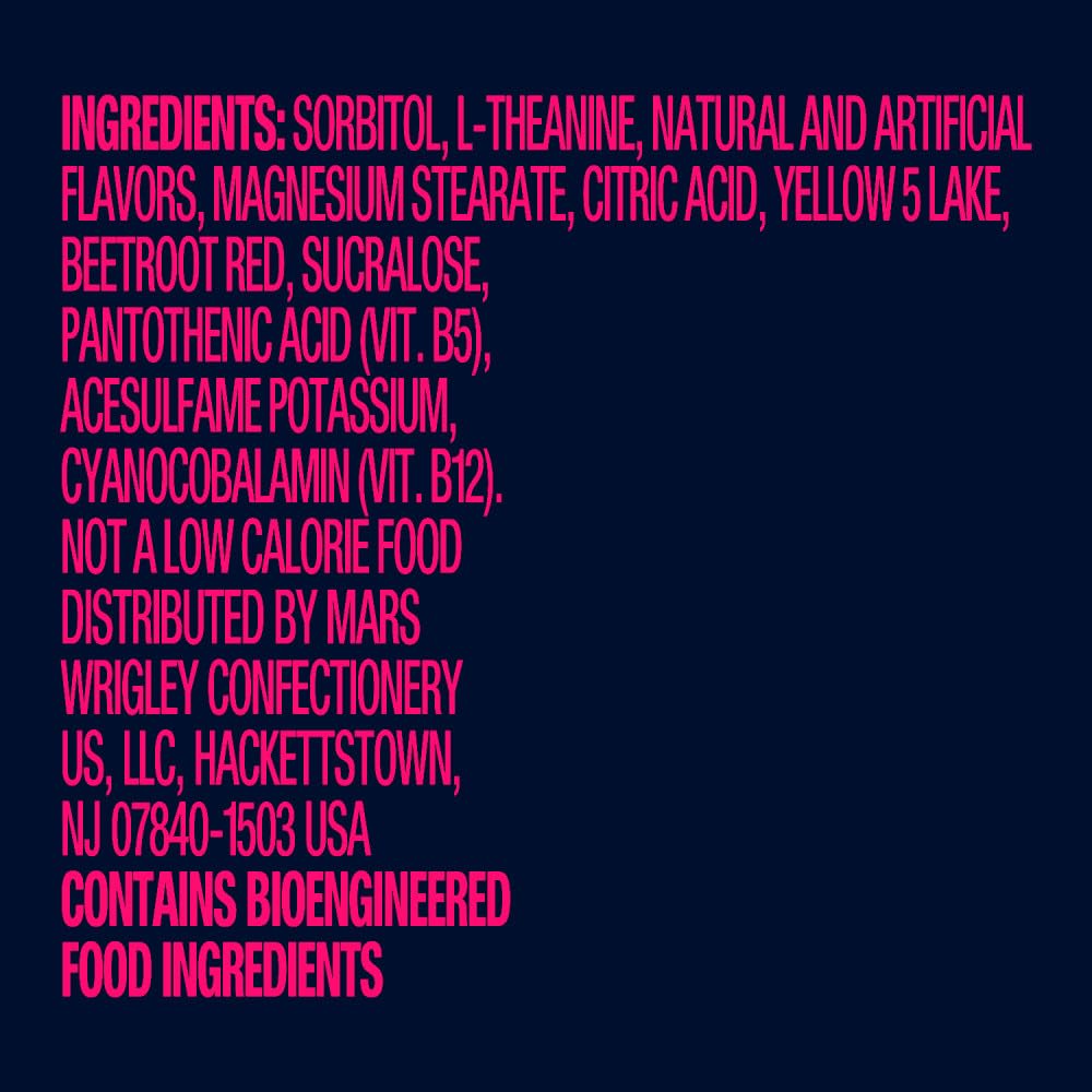 RESPAWN nutritional label and ingredients close-up for sugar-free product transparency