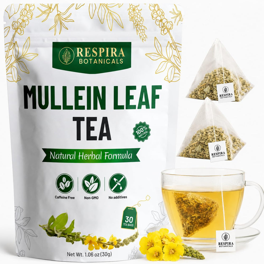 Respira Botanicals front pouch showing product and branding benefits