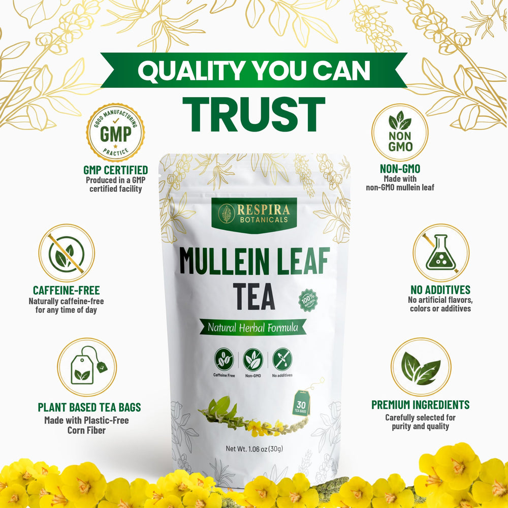 Respira Botanicals resealable pouch open to show freshness protection