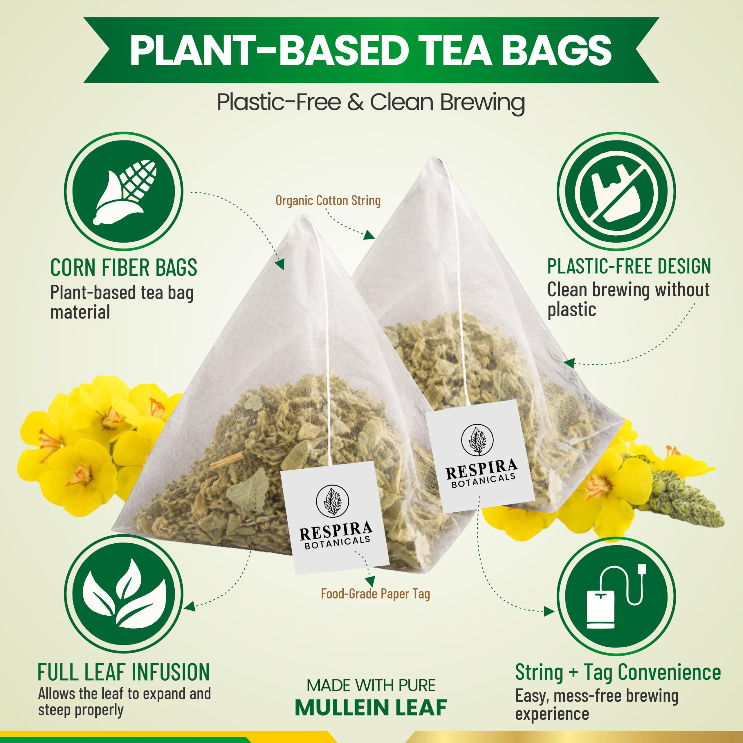 Respira Botanicals brewed tea in a cup illustrating clear infusion