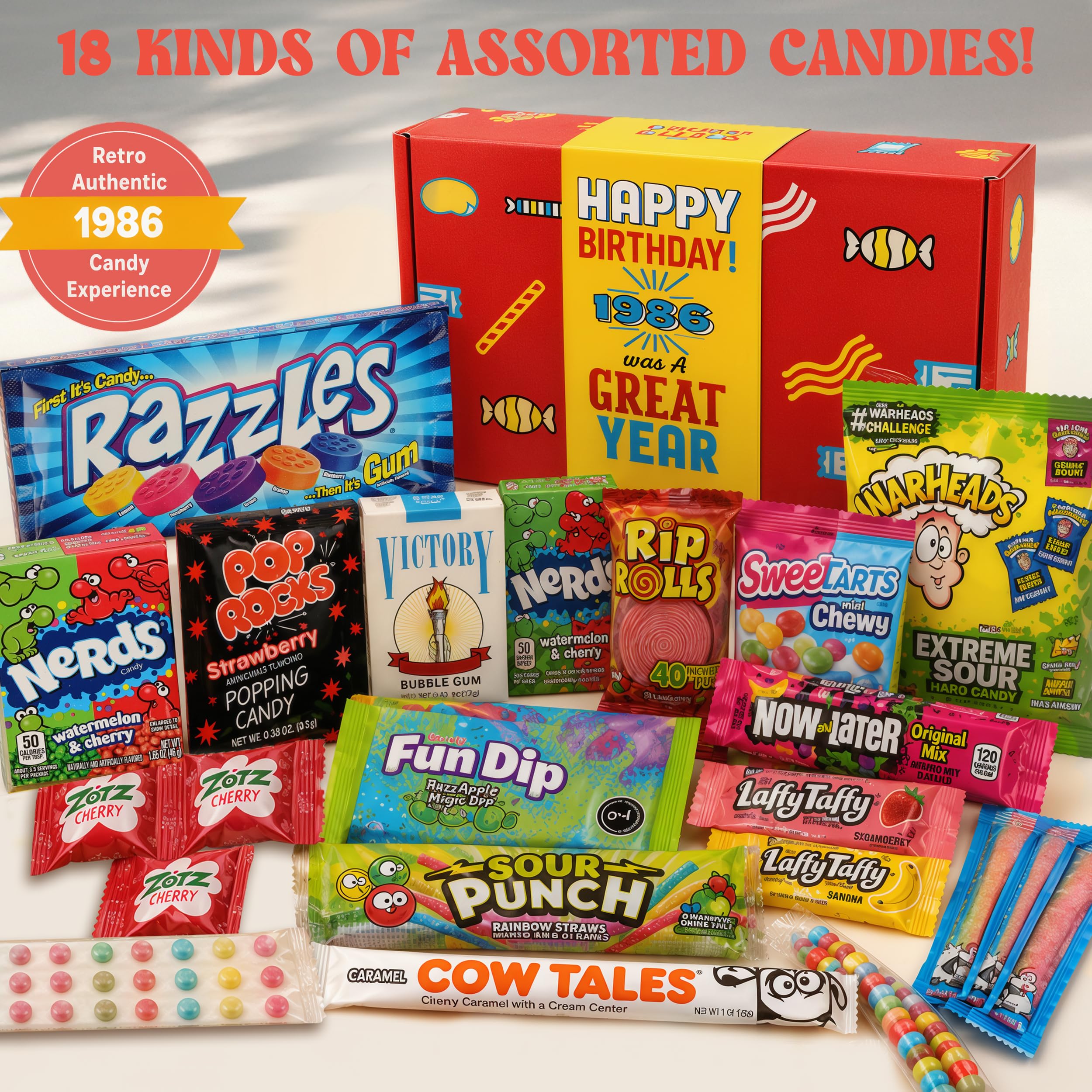 RETRO CANDY YUM close-up texture highlights candy detail and fresh appeal