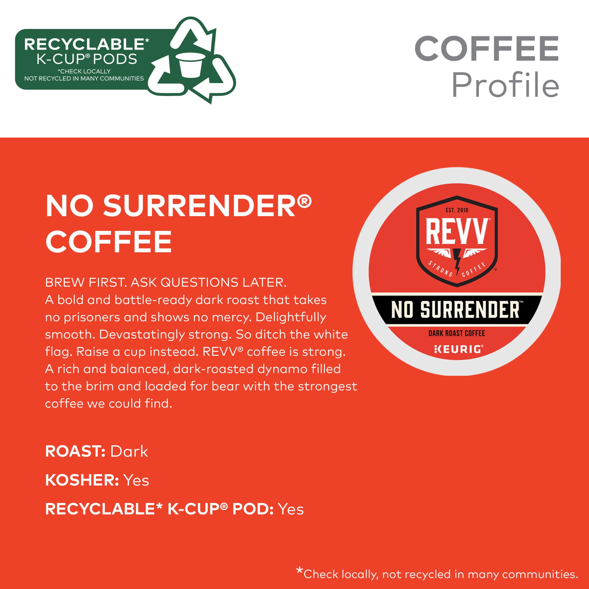 revv ground coffee texture close-up showing rich beans and deep flavor benefit