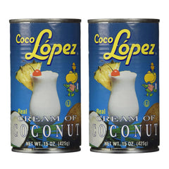 Rex front view of 15 oz can showing tropical branding and benefit of authentic flavor