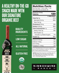 Ribbonwire Ranch meat texture close-up highlighting organic pasture-raised beef quality