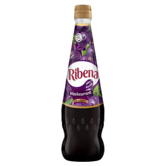 Ribena 850ml bottle front view showing label and size for pantry convenience