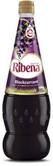 Ribena front bottle view showing label and family-friendly blackcurrant flavour benefits
