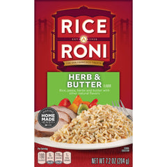 Rice-A-Roni front packaging showing brand and quick side dish benefit