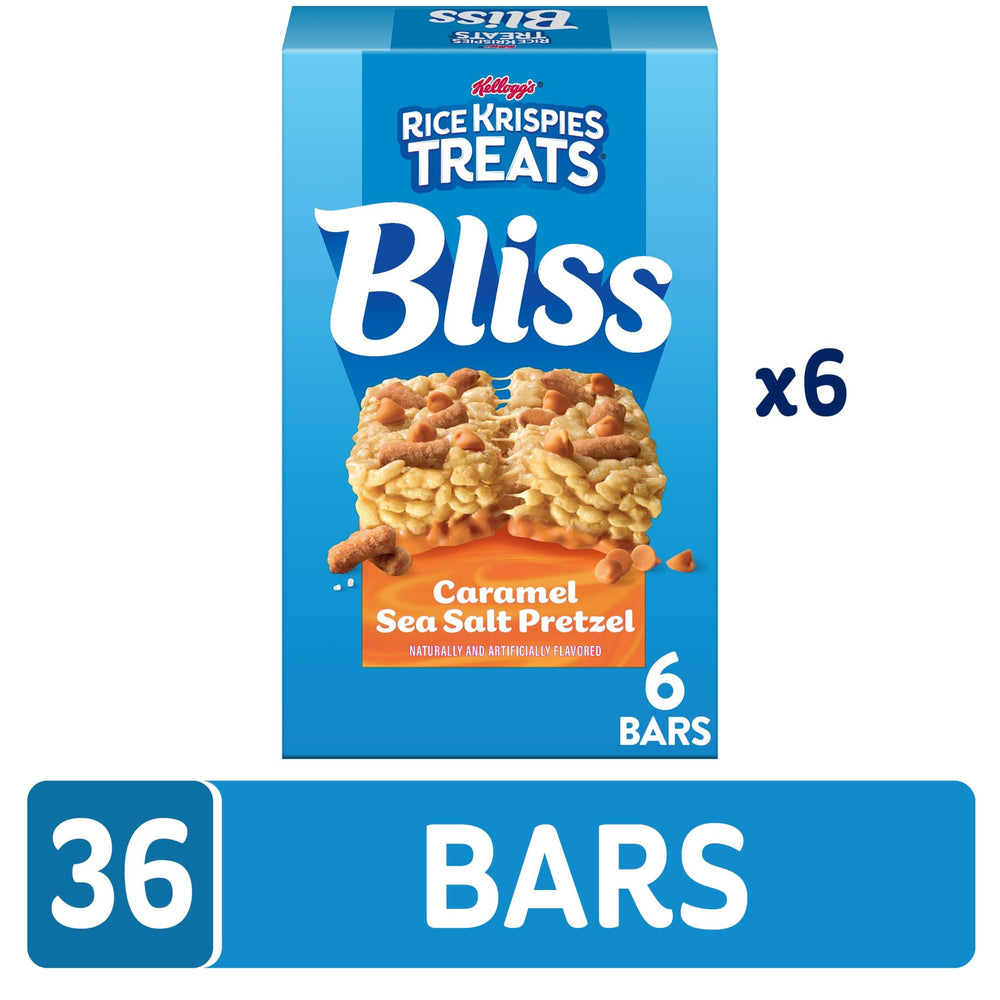 Rice Krispies Treats Bliss bottom caramel-flavored coating detail demonstrating rich flavor layer