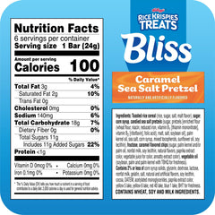 Rice Krispies Treats Bliss close-up of candied sea salt pretzel topping highlighting crisp contrast