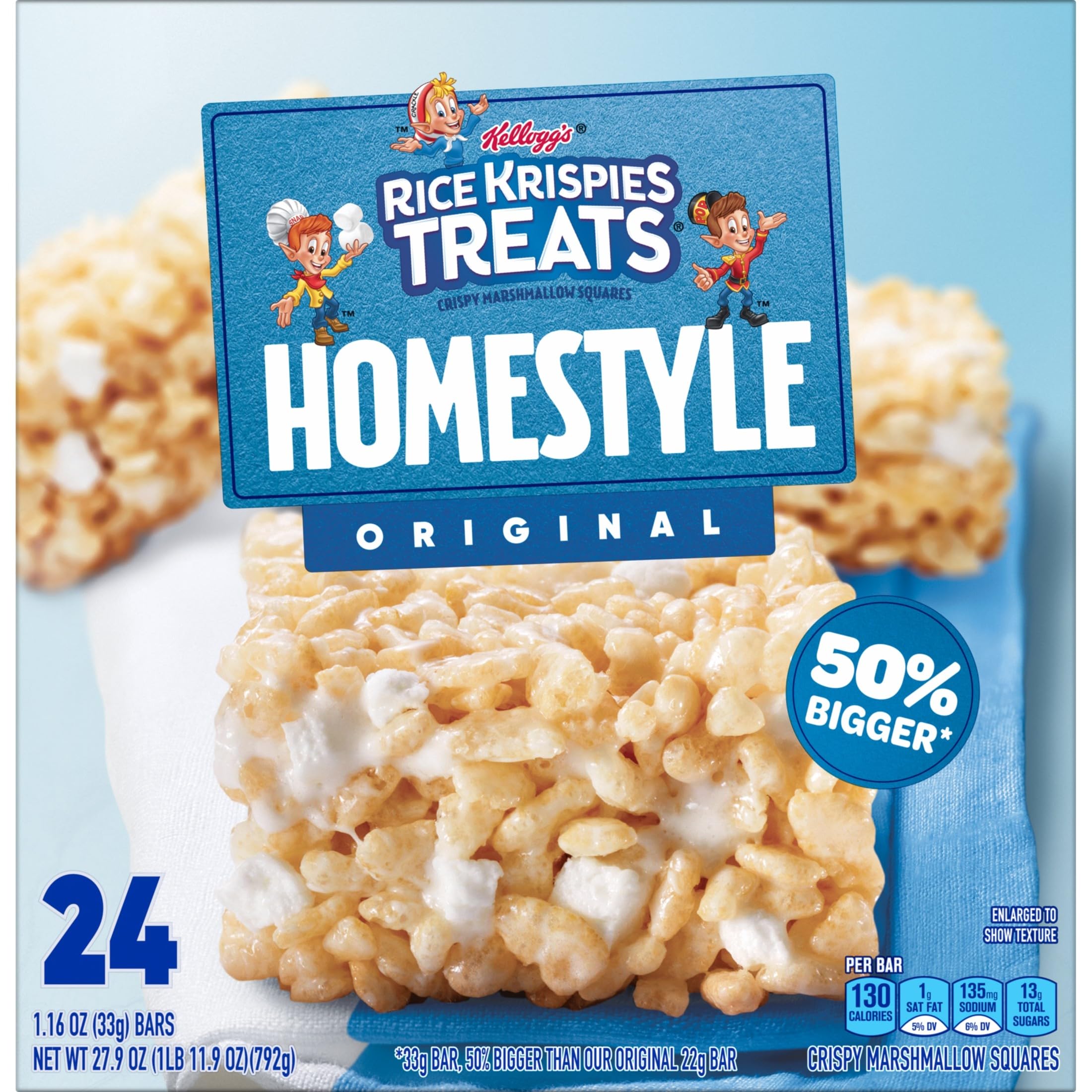 Rice Krispies Treats arranged in party bags showing gift-ready presentation benefit great for events