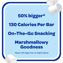 Rice Krispies Treats wrapper detail with nutrition label showing ingredients and convenience benefit informed choice