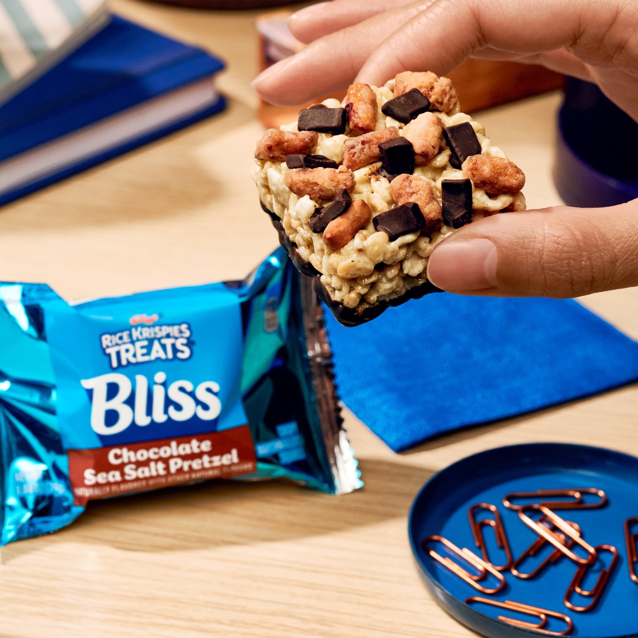 RICE KRISPIES TREATS served with coffee pairing enhances flavor experience