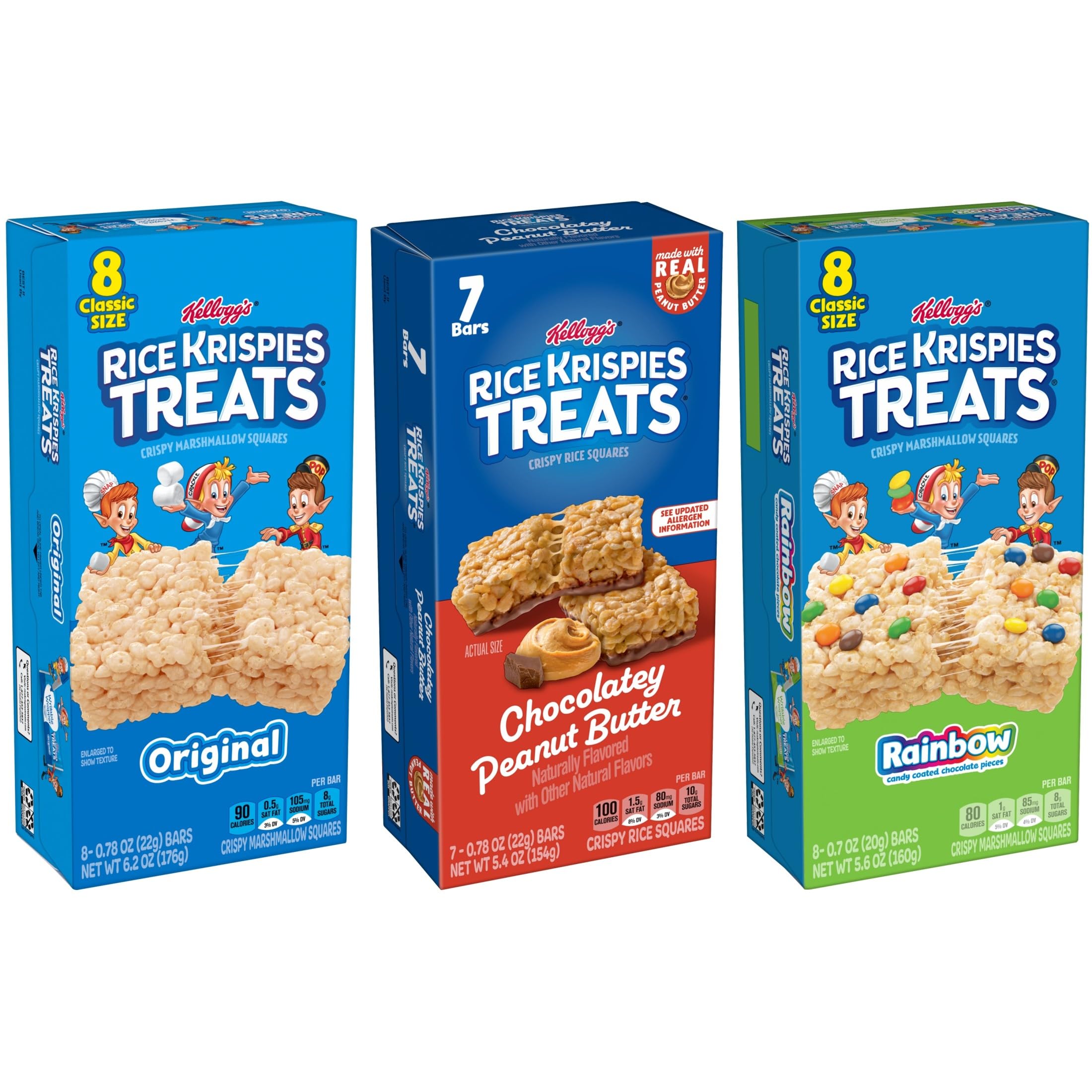 Rice Krispies Treats held in hand showing portion size and portability