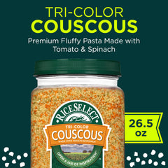 RiceSelect close-up of couscous granules highlighting light fluffy texture