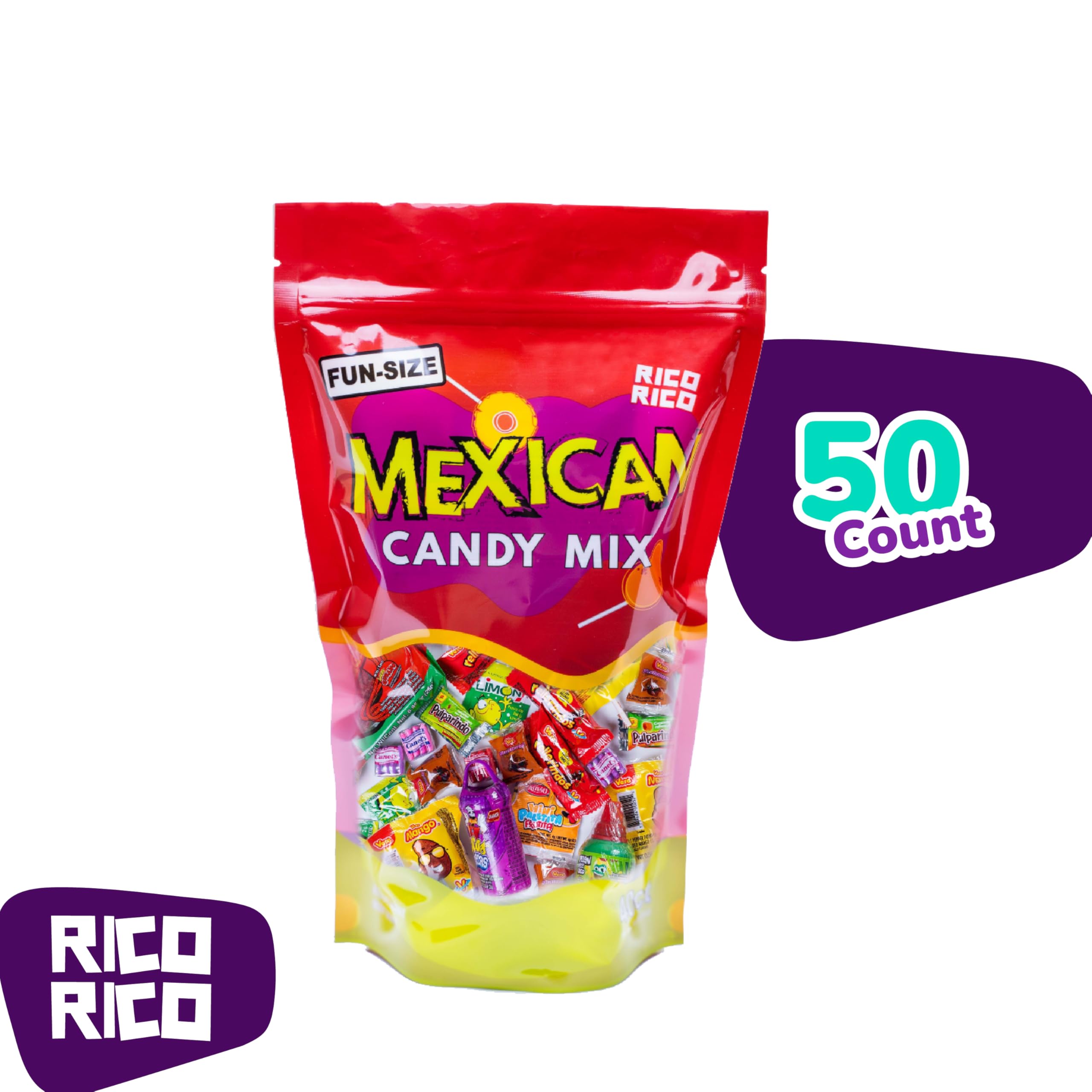 RICO RICO size comparison next to a hand for portion clarity