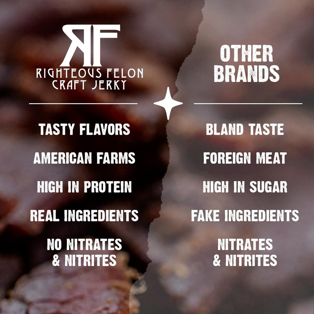 Righteous Felon assorted flavor array showcasing variety and bold options