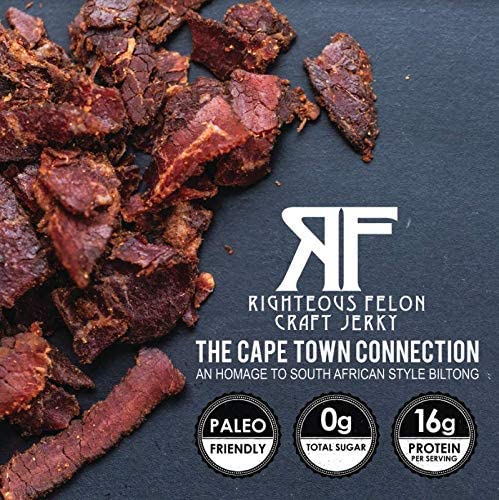Righteous Felon ingredient label and nutrition panel displaying clean ingredient transparency