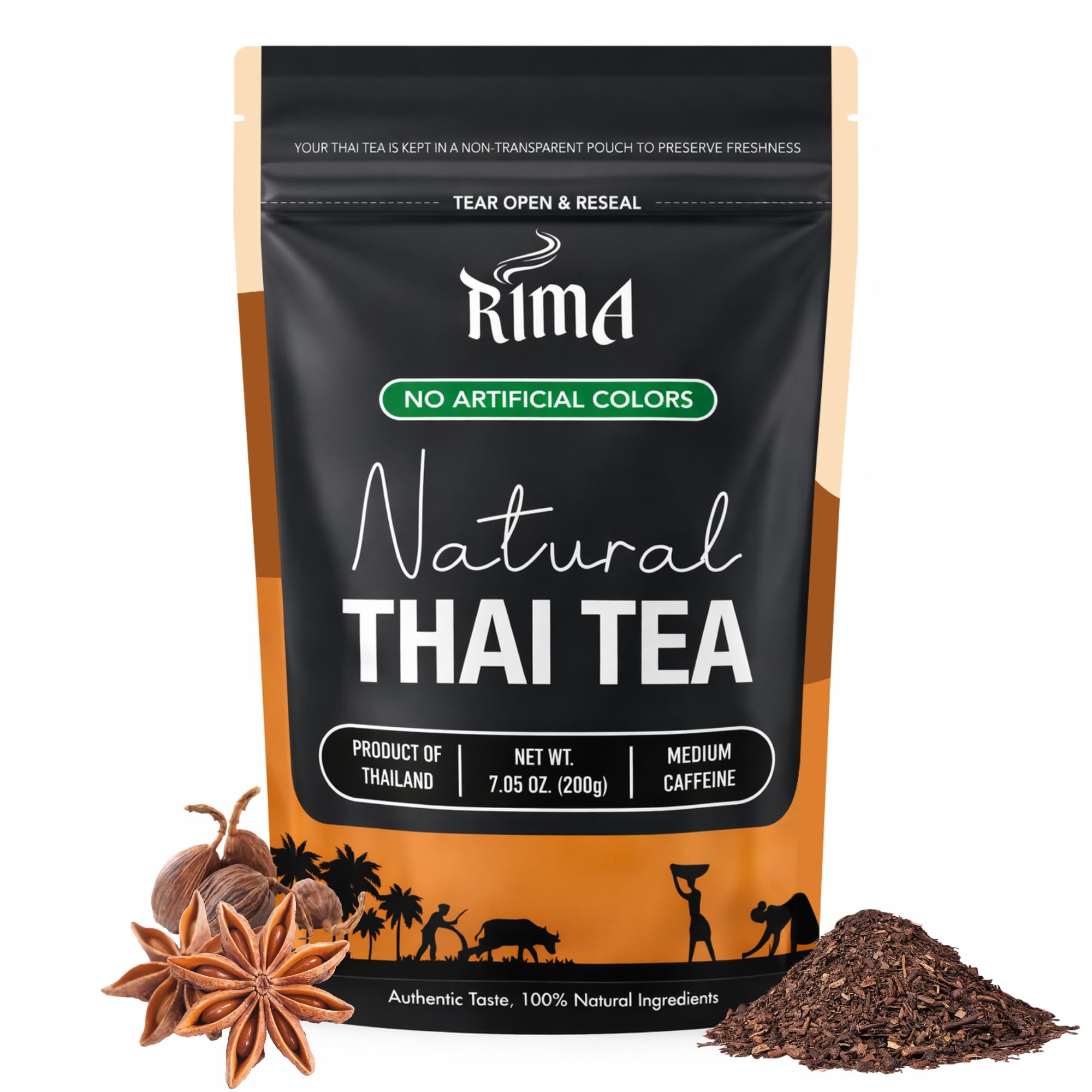RiMa Laboratori front packaging showing 200g pouch and clear label benefits