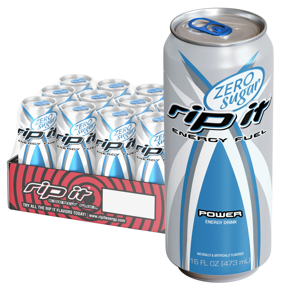 Rip It front packaging showing 12-pack and bold branding for quick selection