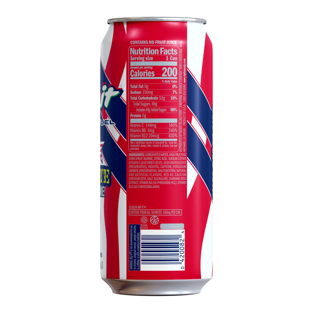 Rip It Tribute Cherry Lime carbonation and texture close-up emphasizing smooth finish and drink appeal