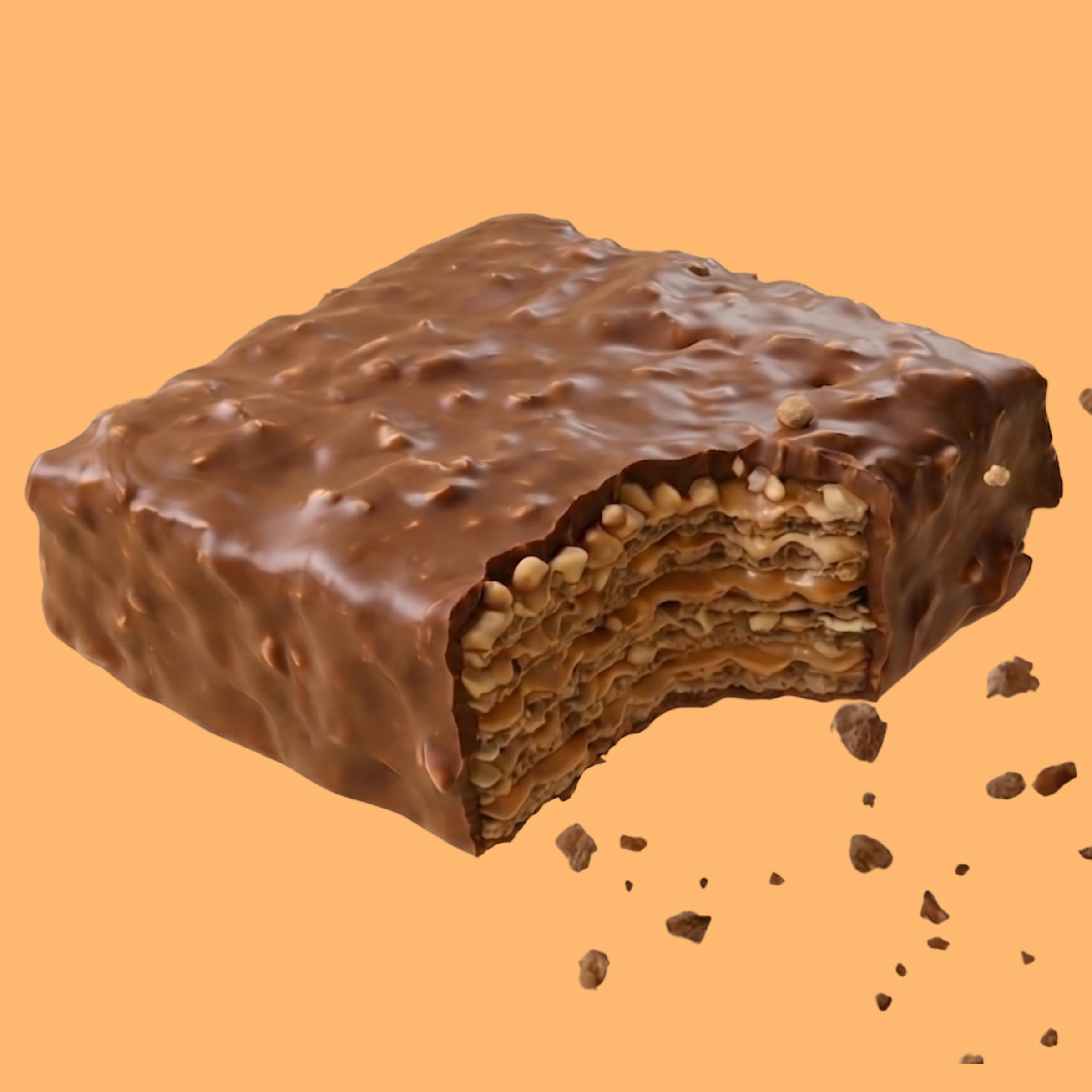 Rip Van Wafels wafer tucked inside a gym bag for on-the-go energy
