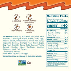 Rip Van Wafels crisp waffle texture detail highlighting clean ingredients