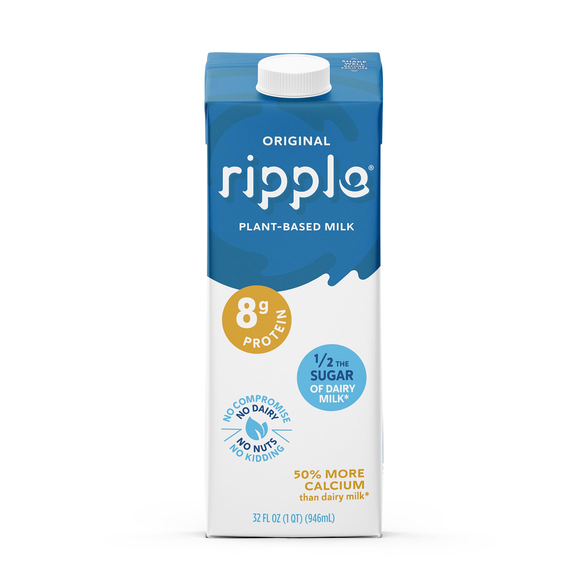 Ripple close-up of creamy texture highlighting protein-rich mouthfeel