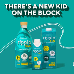 Ripple served with cereal showing quick breakfast pairing and added protein benefit