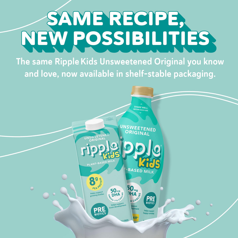Six Ripple cartons arranged to display pack of six convenience and value