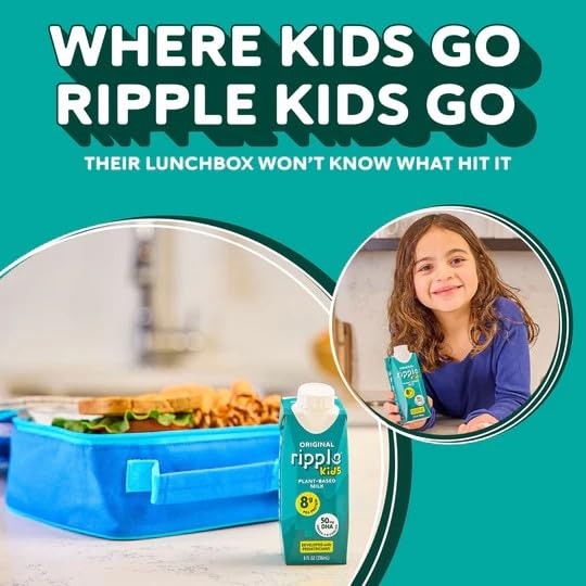 Kids drinking Ripple in a kitchen highlighting family-friendly nutrition and taste