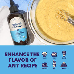 Rising Star spoon with paste highlighting thick texture and rich flavor benefit