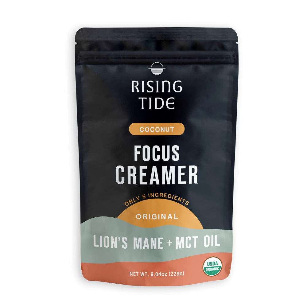 Rising Tide jar front view showing product packaging and brand for clear identification