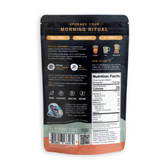 Rising Tide label closeup highlighting ingredient list and organic certification benefits