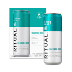 Ritual Zero-Proof front can showing brand and flavor for easy selection