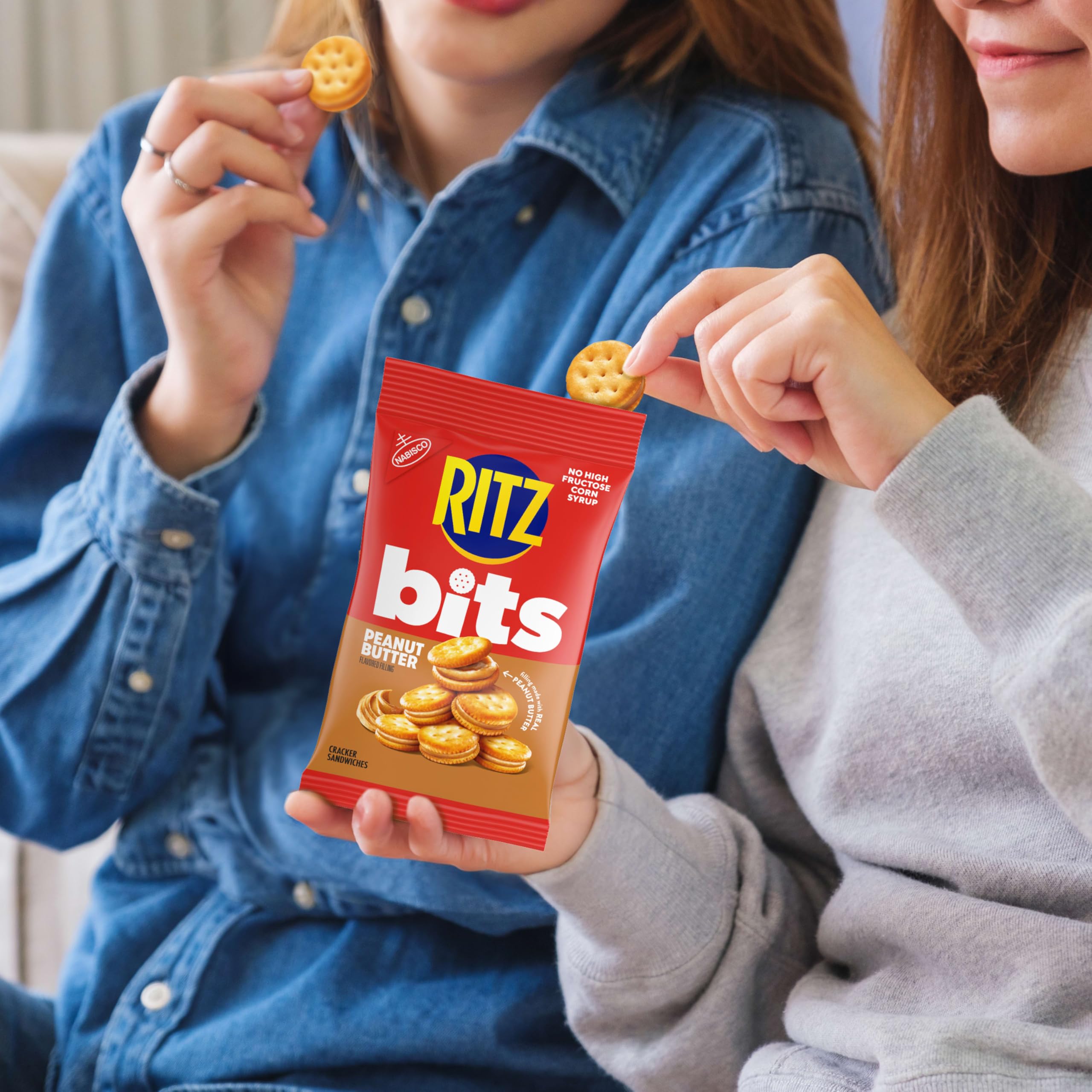 RITZ nutrition label close-up for ingredient and allergy info
