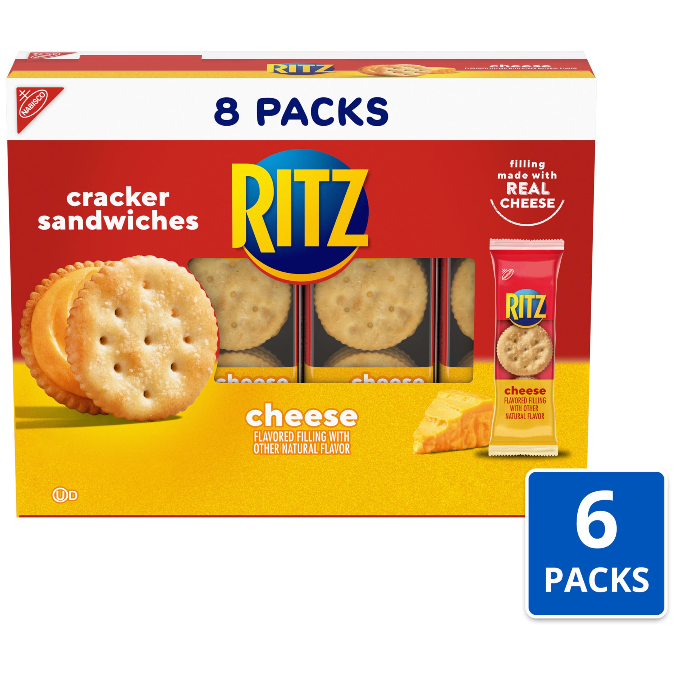 Ritz individually wrapped snack pack demonstrating fresh portability