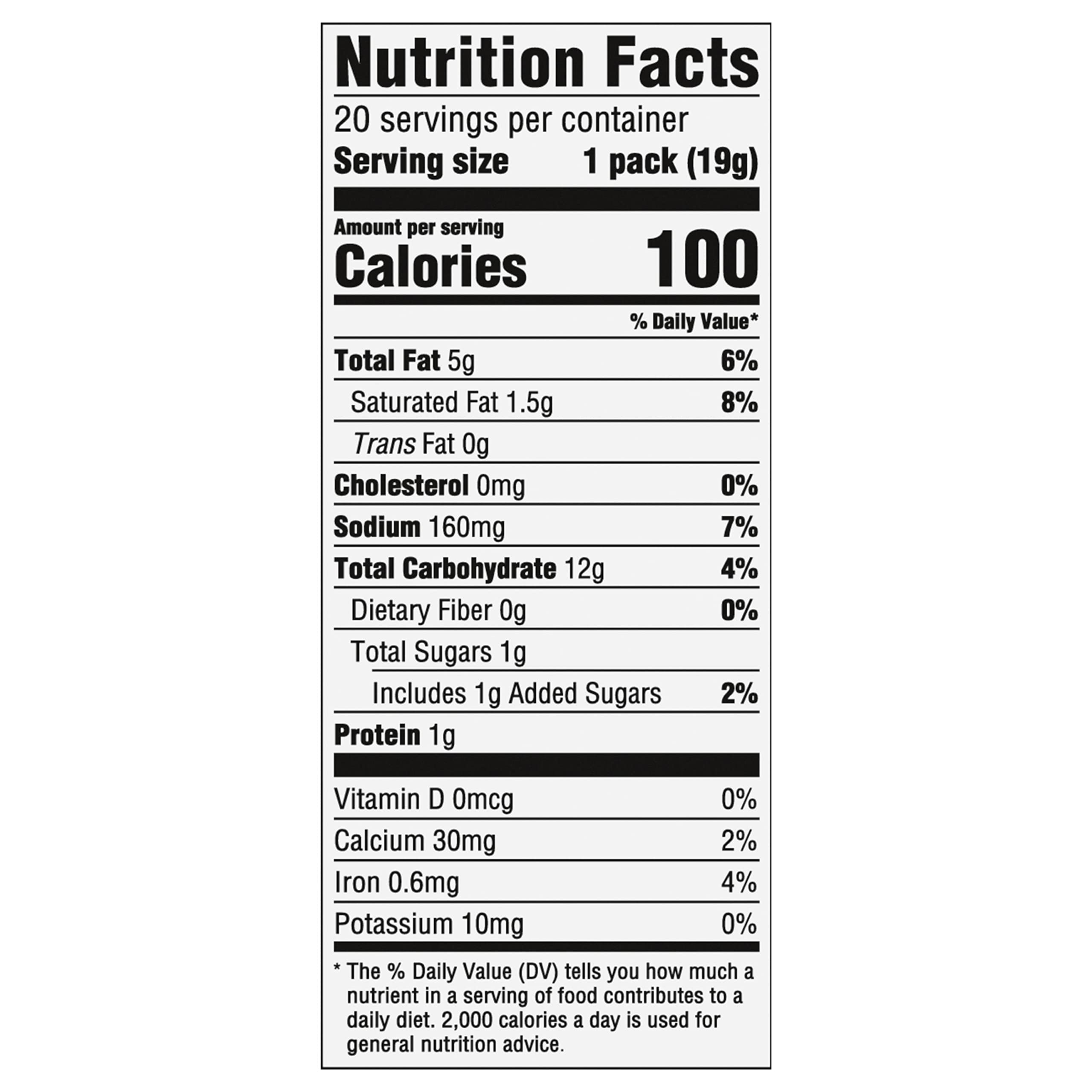 RITZ inside carton with individual pouches organized for quick access