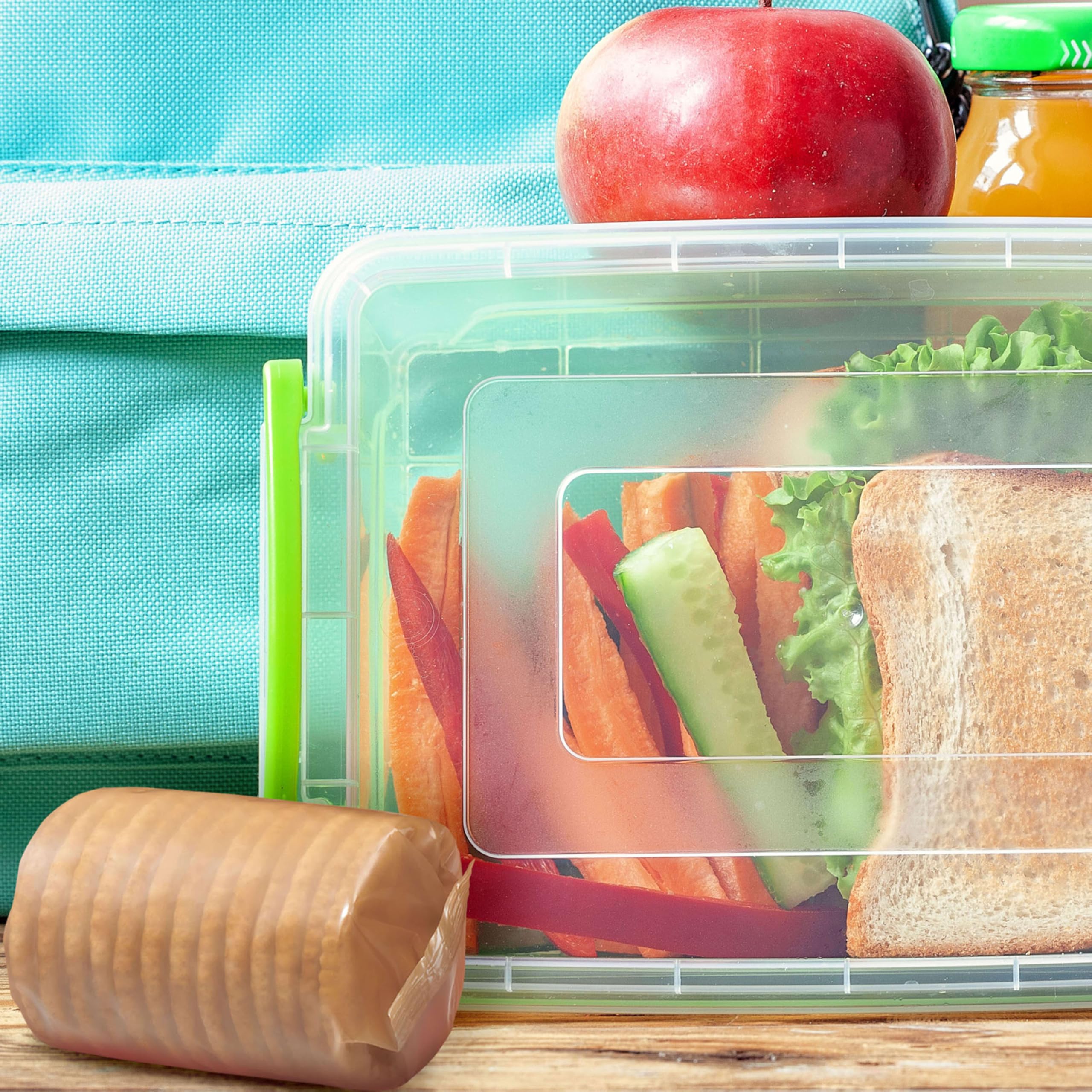 RITZ boxes on pantry shelf, space-saving bulk storage benefit