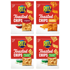 Ritz front packaging showing variety pack and shareable bags for convenience
