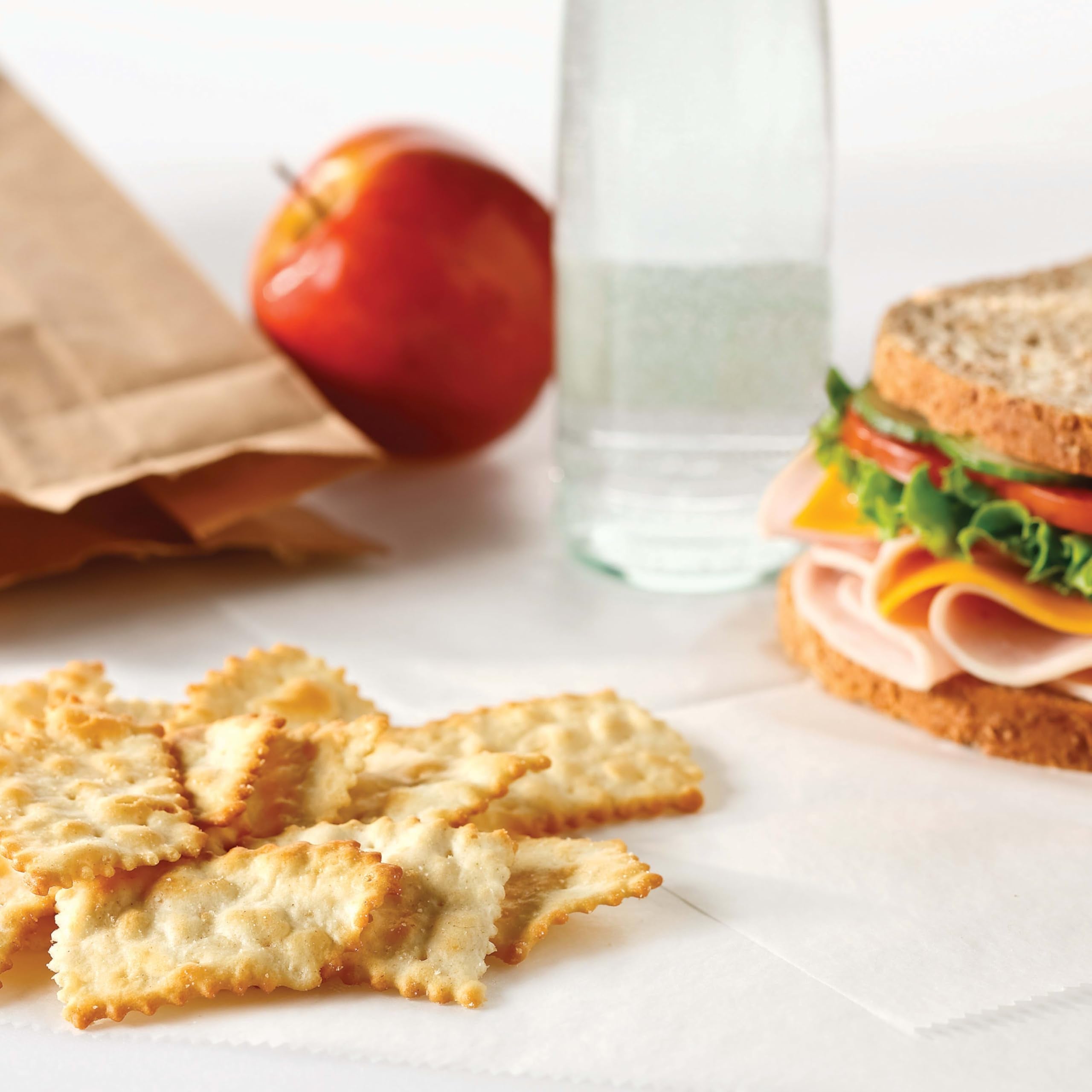 Ritz Original bag showing buttery crackers that pair with cheeses