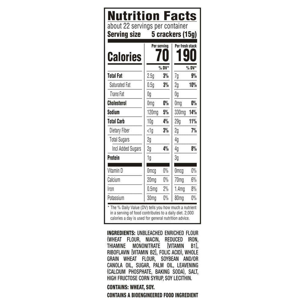 RITZ close-up of individual Fresh Stack pack highlighting sealed freshness benefit