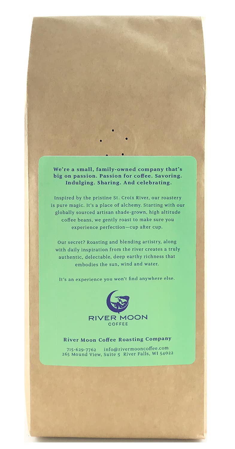 River Moon one-way valve close-up preserving aroma and roast quality