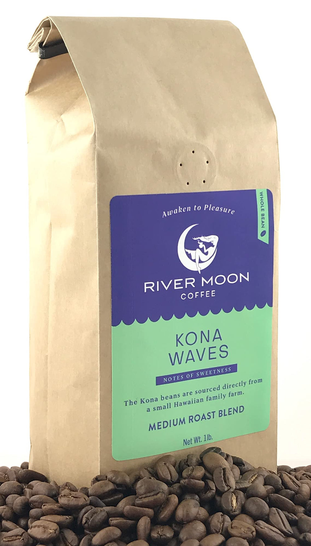 River Moon Kona farm harvest on Mount Hualalai, supports sustainable sourcing
