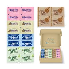 RiverBlue close-up of sugar granules texture highlighting freshness and portion control