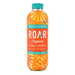 ROAR label ingredient list showing organic coconut water and vitamin content