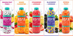 ROAR Mango Clementine bottle close-up highlighting bright tropical flavor
