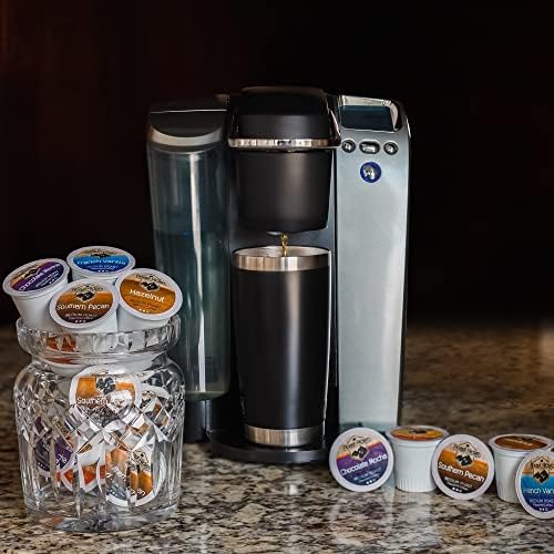 Roast Ridge flavor labels array showing five flavors and clear selection benefit