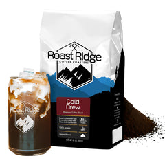 Roast Ridge front packaging showing 2 lb. bag and label for easy identification and freshness