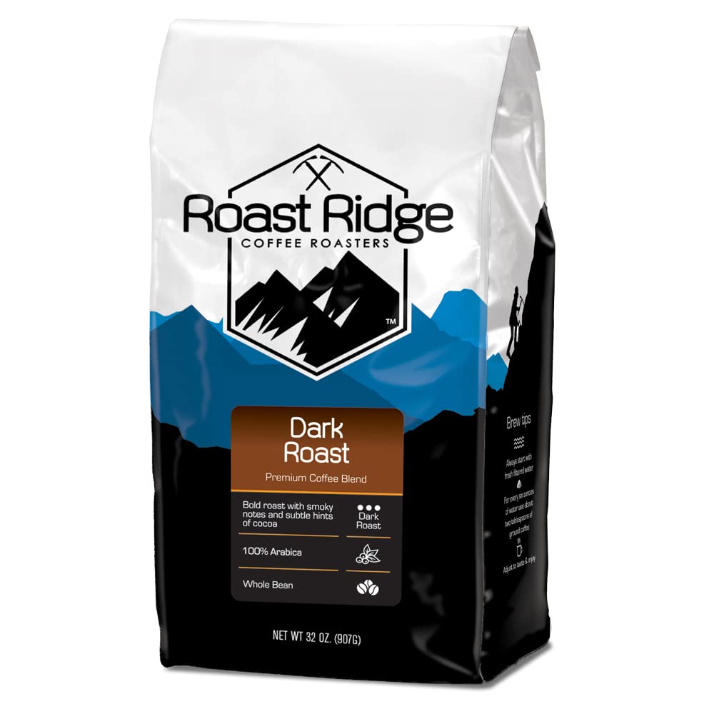 Roast Ridge front packaging showing 2 lb bag and brand for clear product identification