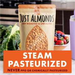 Roastery Coast bowl of almonds on counter ready for snacking